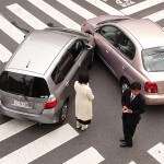Car accident in 4 way intersection - injured defense expert